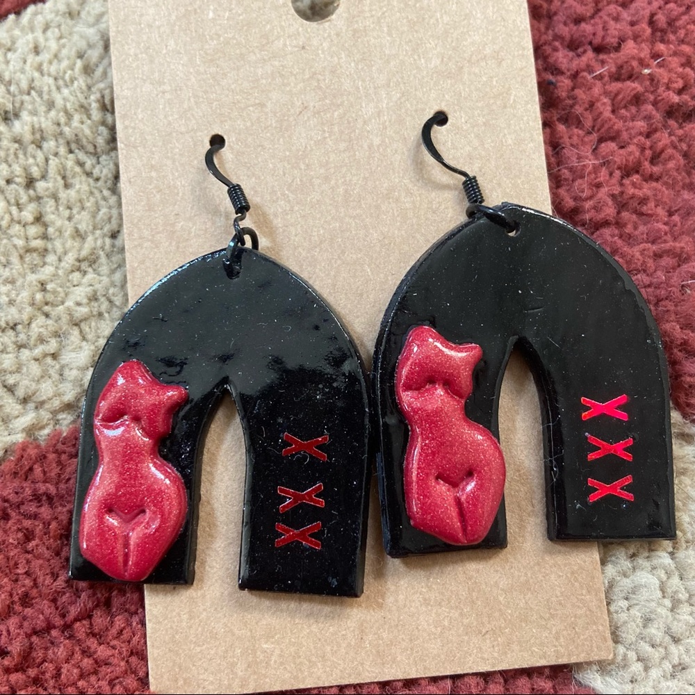 ‘XXX’ Valentine’s Day Collection handcrafted earrings